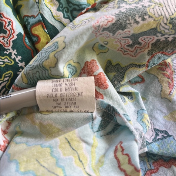 Ruby Rox Dress Womans SZ 3 Aqua Floral Strapless Zip With Tule Under Skirt - Picture 7 of 7